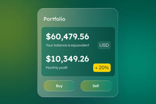 Live data presented within the Green Label cryptocurrency trading platform interface overview